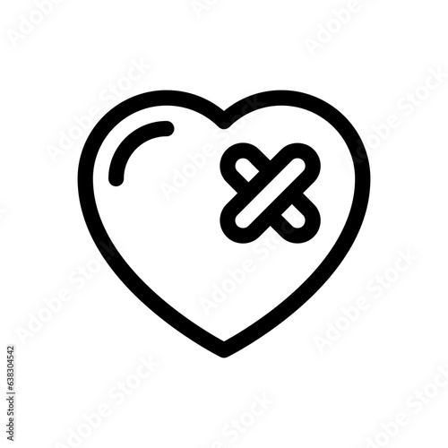 wounded line icon