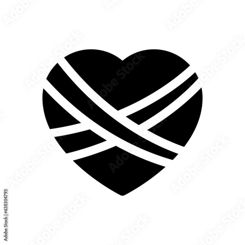 heart glyph icon