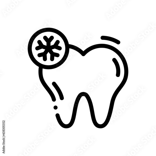 sensitive line icon