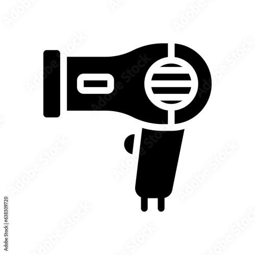 hairdryer glyph icon