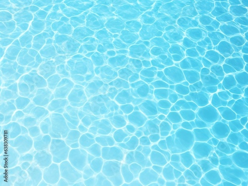Texture of the water surface, Top view clear swimming pool