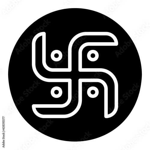 swastika glyph icon