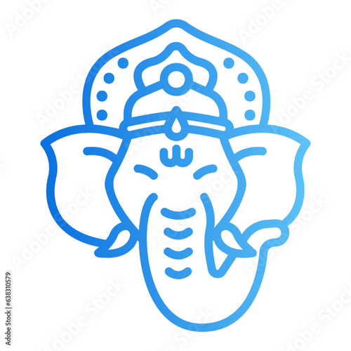 ganesha gradient icon