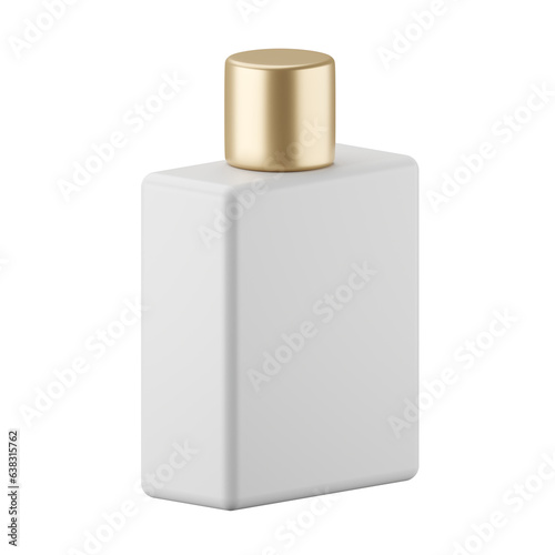 3d icon rendering of cosmetic bottle.