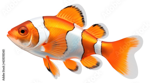 Clown fish isolated.