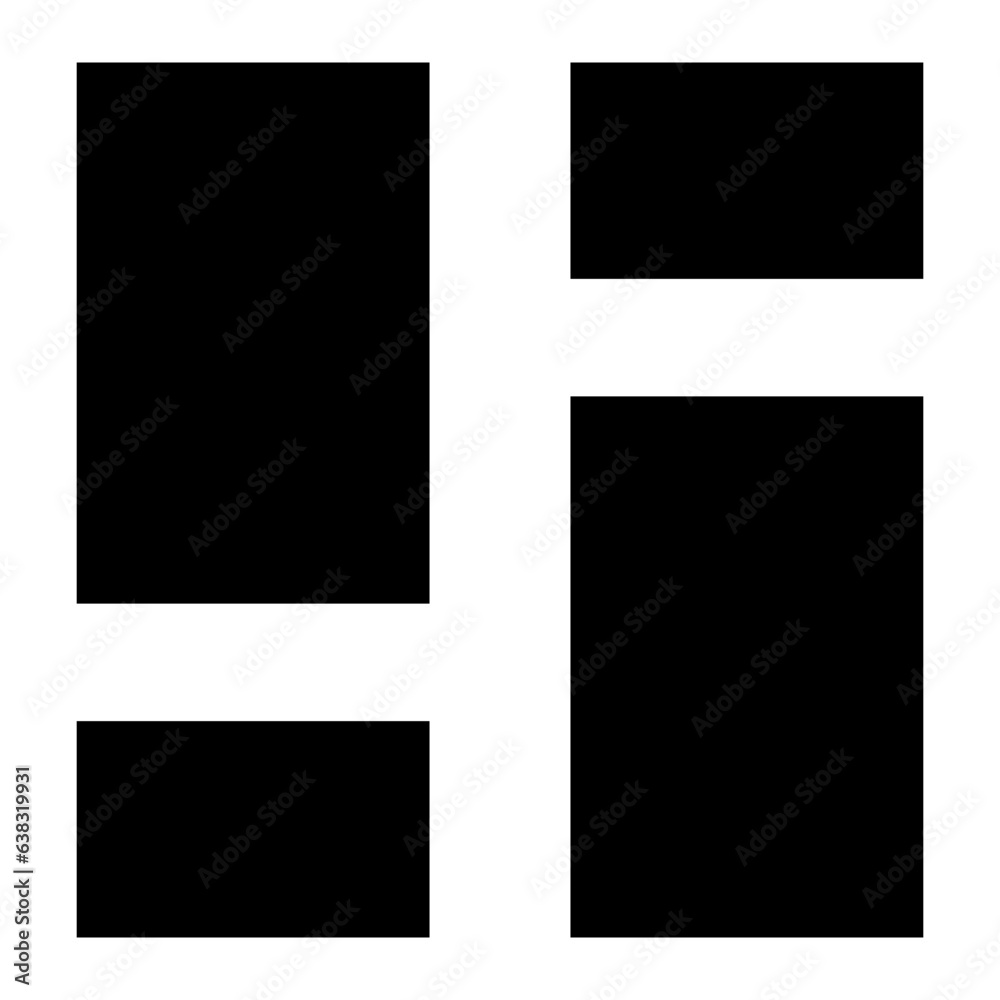 Layout Dashboard Glyph Icon Layout Dashboard Glyph Icon