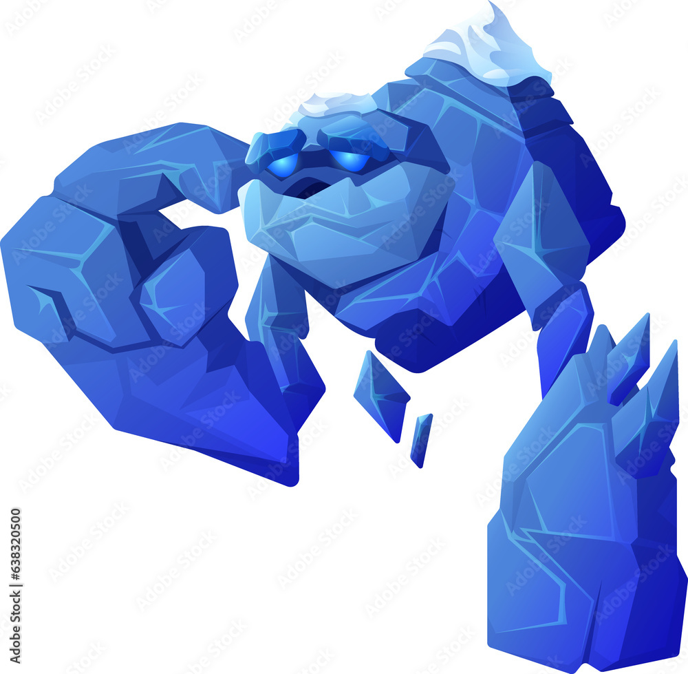 Golem Stone Character Golem Stone Character