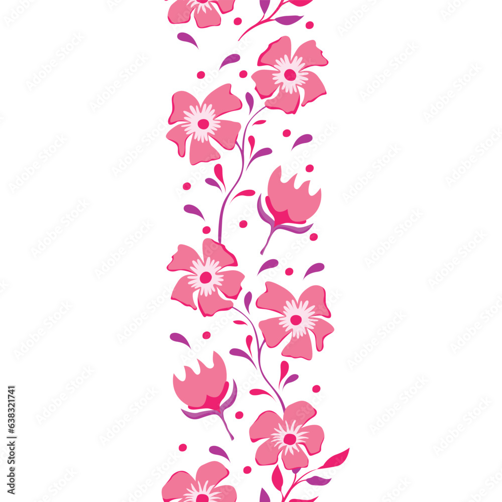 Bursting with vibrant blooms, this seamless vector pattern showcases a riot of colors, perfect for adding a touch of nature's beauty to your designs. Bursting with vibrant blooms, this seamless vector pattern showcases a riot of colors, perfect for adding a touch of nature's beauty to your designs.