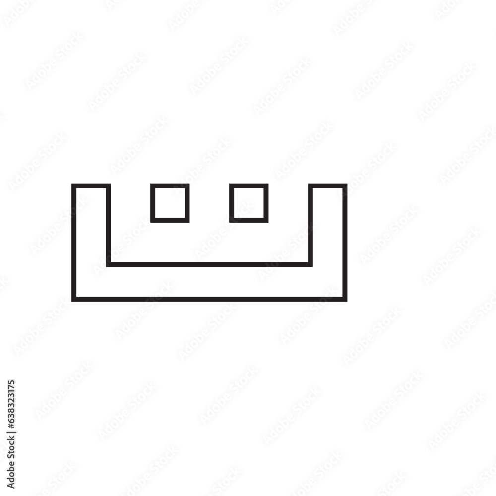 Kufi font outline