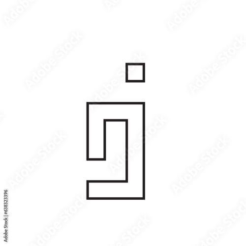 Kufi font outline