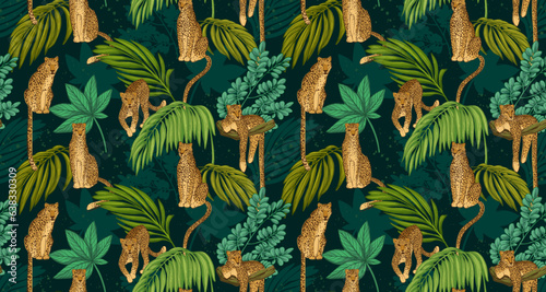 Seamless tropical pattern w...