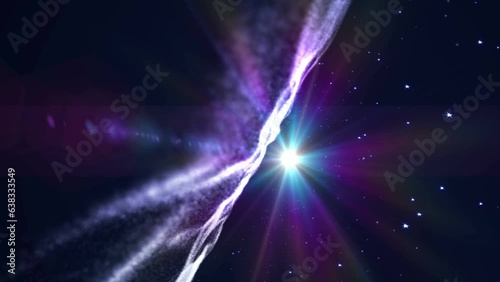 space abstract light flare 4k