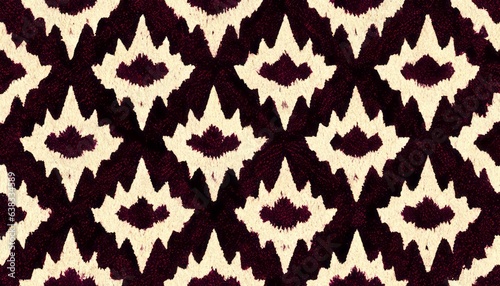 Ikat seamless pattern traditional pattern background. Beautiful Ethnic abstract ikat art. rug texture vector ethnic tribal pattern seamless in decoration.