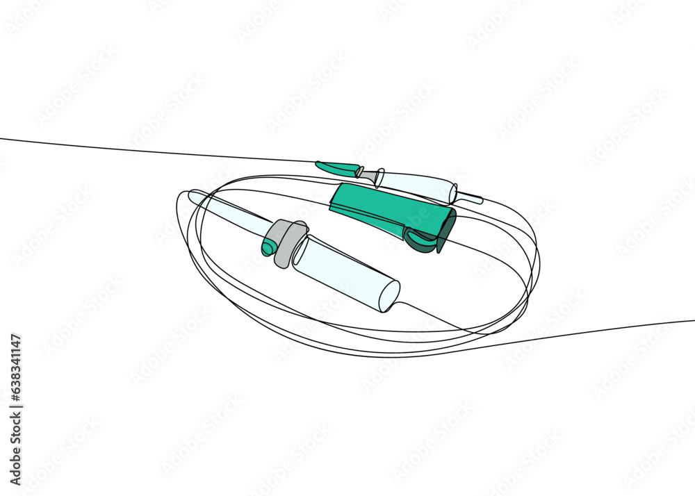 Catheterization kit, catheter, syringe, injection, Surgical Item