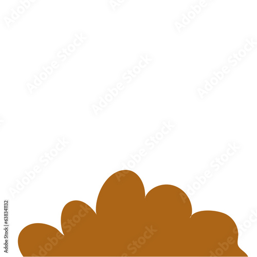 Dark Brown Cloud Cartoon