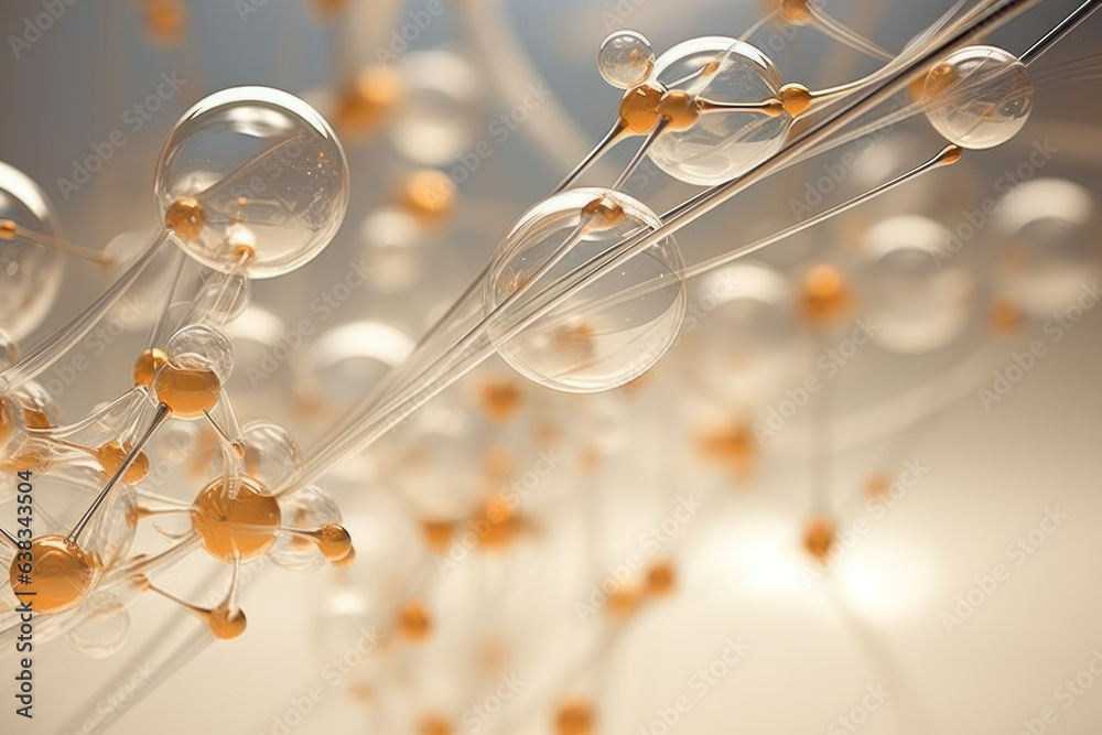 Obraz premium Molecular Structures