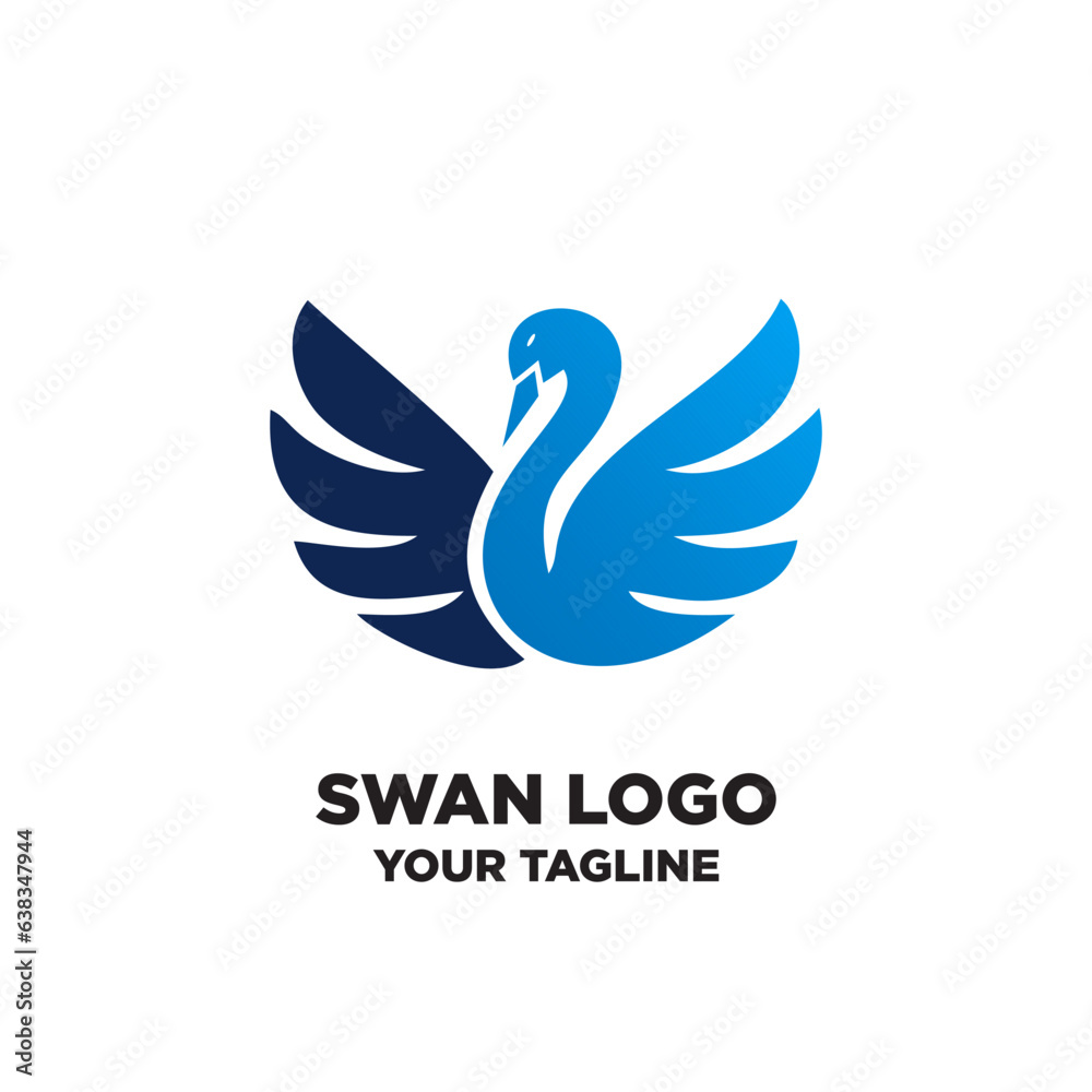 Obraz premium SWAN Icon logo