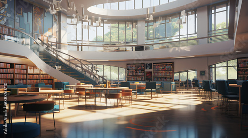 Modern library of High school