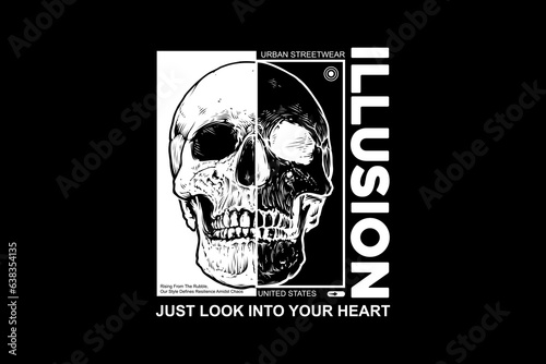 streetwear style concept vector graphic tee design templates ideas