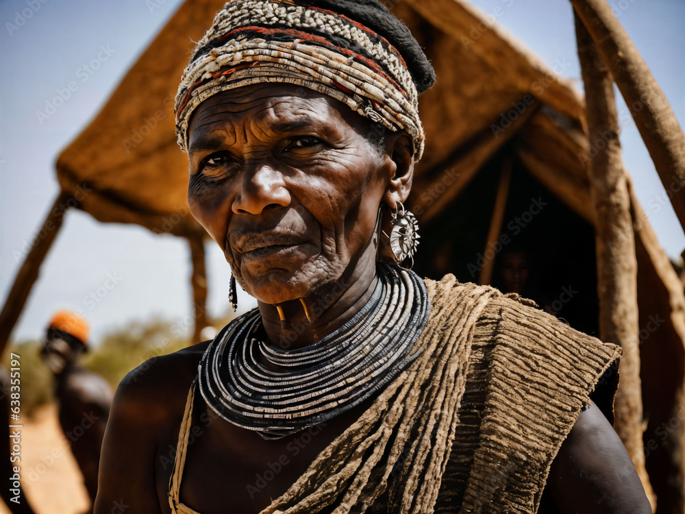 photo of african old people tribal warriors with armor, generative AI photo of african old people tribal warriors with armor, generative AI