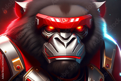 red motorcycle helmet with wings