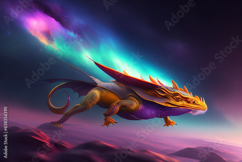 dragon in the sun