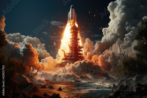 Incredible Journey: A Rocket Heading Towards the Moon Ignites Humanity's Imagination