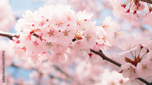 Cherry blossom close up