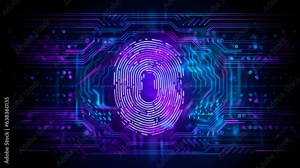 Fingerprint scan provides security access with biometrics ...