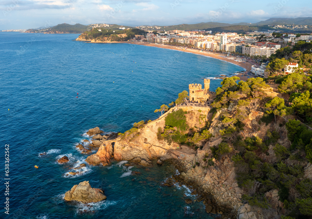 Lloret de Mar, a popular tourist resort on Costa Brava, Catalonia, Spain