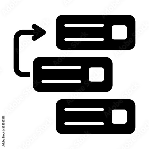 Backlog Glyph Icon Design