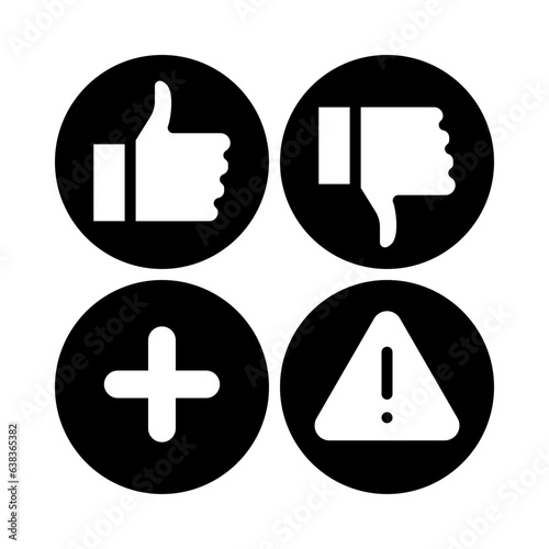 Swot Analysis Glyph Icon Design