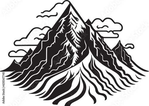 Mountain Vector Art, Icons, and Logo
