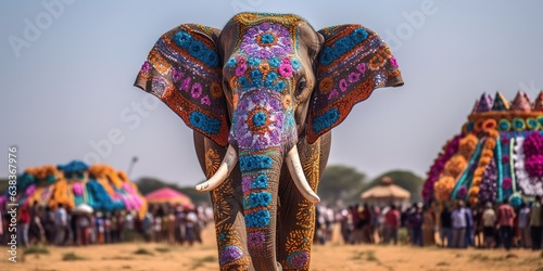 elephant, generative Ai photo