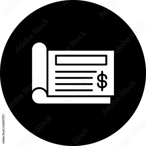 Cheque Icon