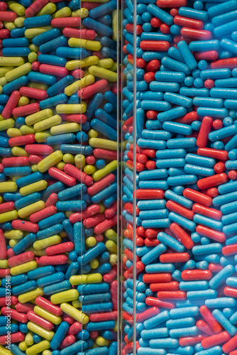 Sugar pills for children. Candy shop. Sklep ze słodyczami. Dzieciństwo. Słodycze. Cheat day. © po.foto