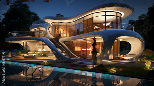 Futuristic Smart Villa