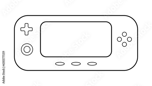 Handheld portable game console, play stream, handheld pocket video game