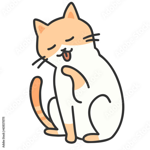 cute cat doodle