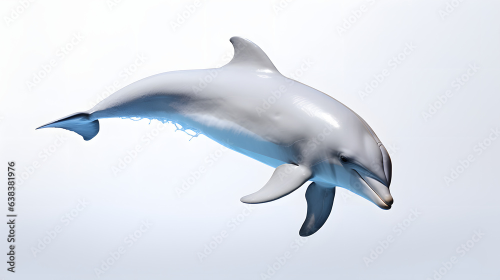 Dolphin on white background Dolphin on white background