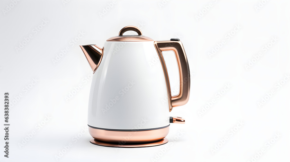 Electric kettle on white background Electric kettle on white background