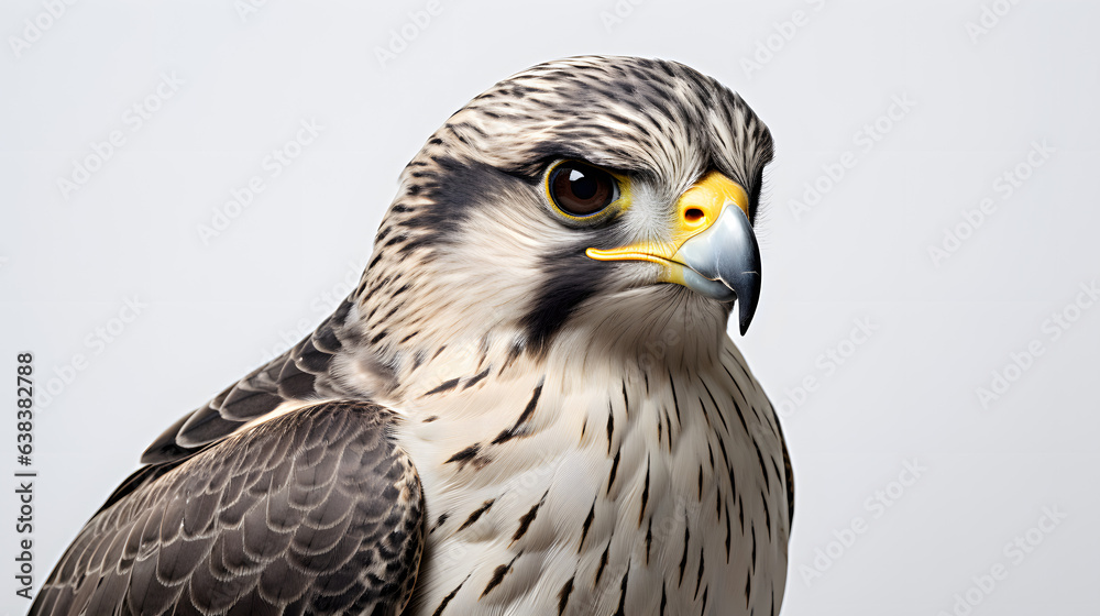 Falcon on white background Falcon on white background
