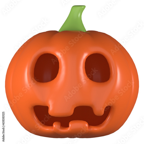 3d halloween pumpkin