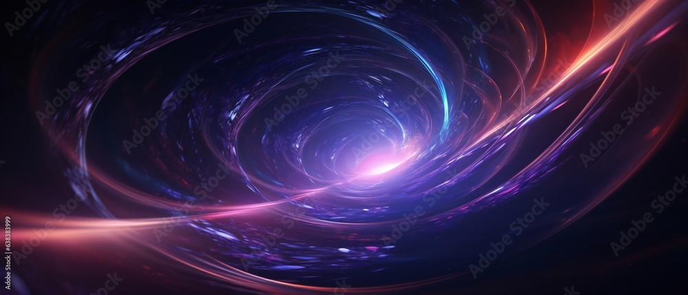 Abstract space vortex black hole