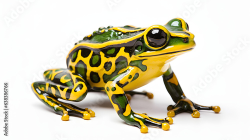 Frog on white background