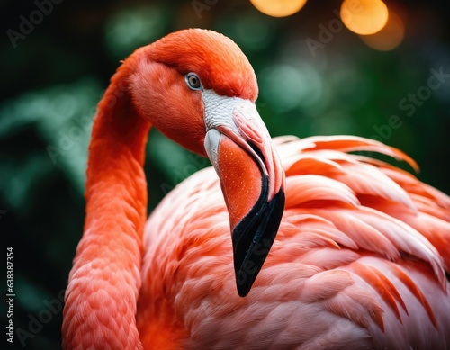 Flamingo close-up.