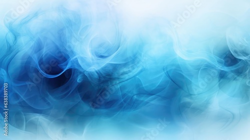 Abstract blue smoke grunge background 