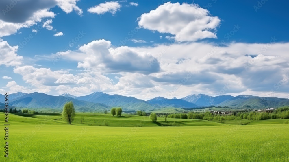 landscape with grass and sky landscape with grass and sky