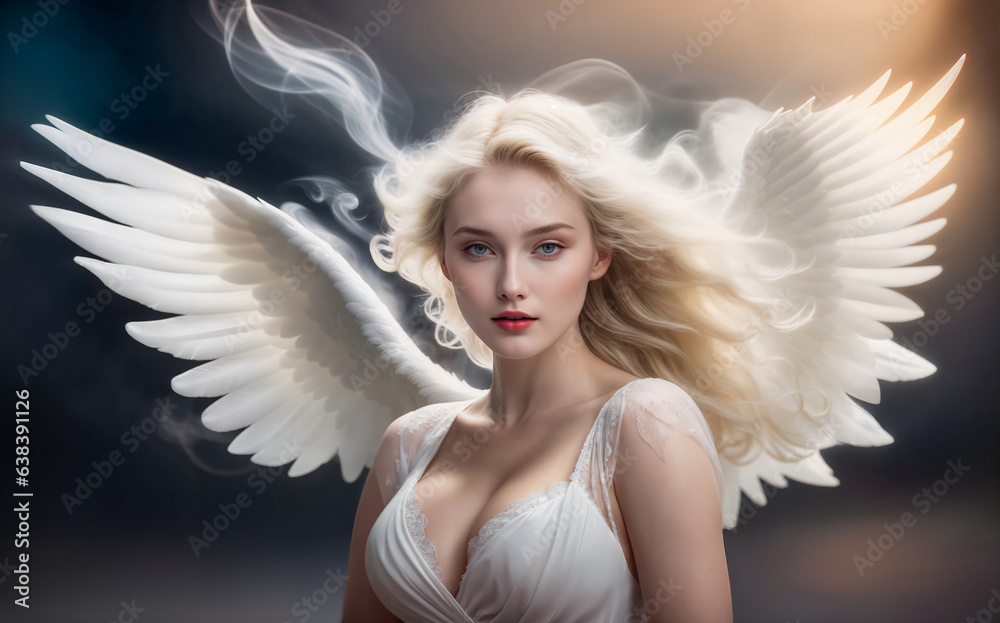 Heavenly Enchantment: The Radiant Angelic Beauty. Heavenly Enchantment: The Radiant Angelic Beauty.