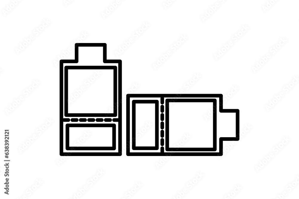 Tickets Icon. Icon related to media and entertainment. suitable for web site design, app, user interfaces. line icon style. Simple vector design editable Tickets Icon. Icon related to media and entertainment. suitable for web site design, app, user interfaces. line icon style. Simple vector design editable